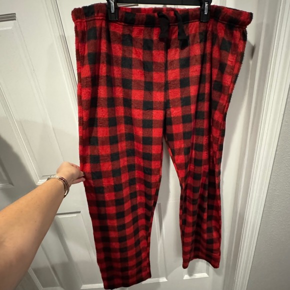 Other - Men's Red & Black Buffalo Plaid Pajama‎ Pants – XXL